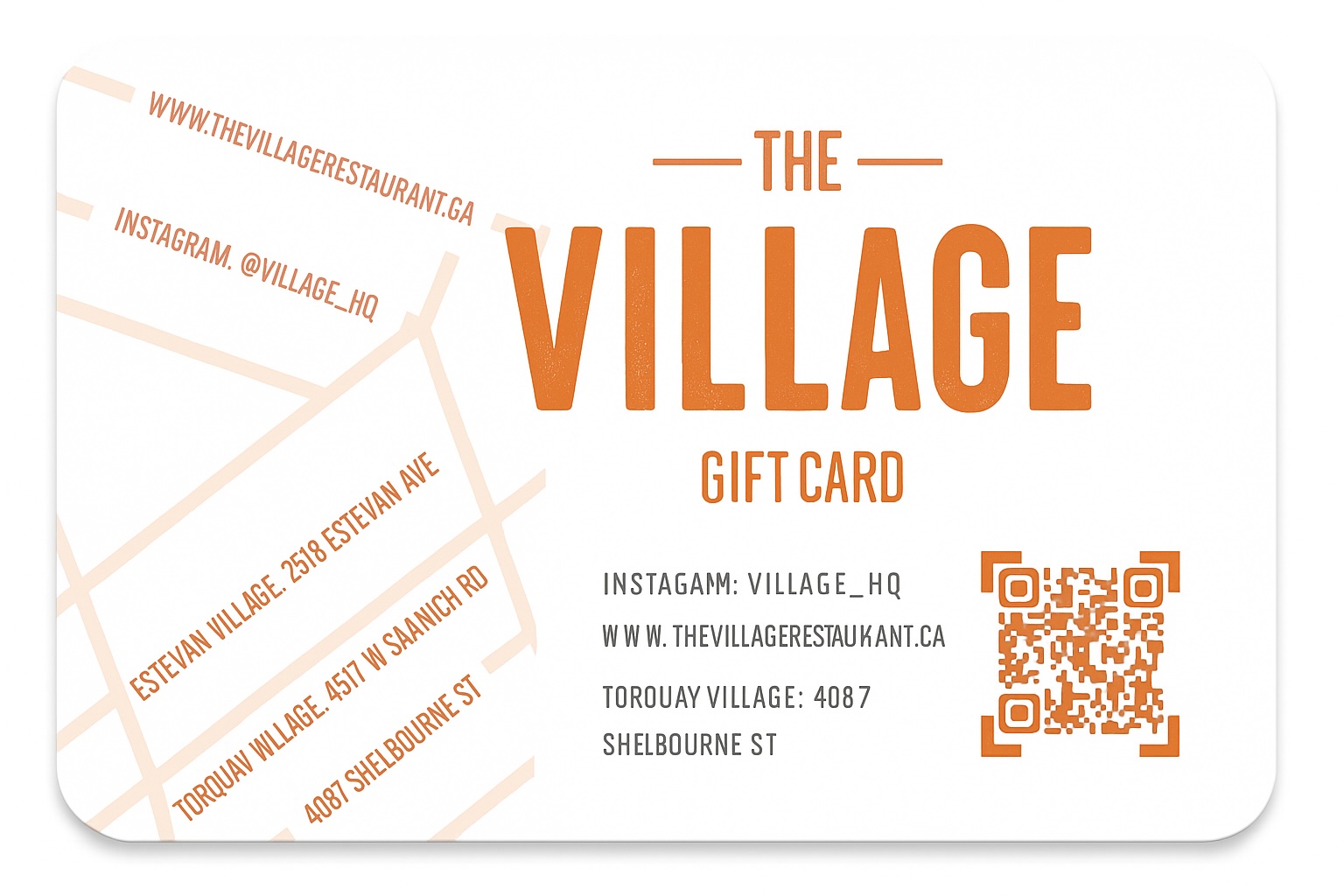 The VILLAGE | $50 Gift Card + $20 Promo Card